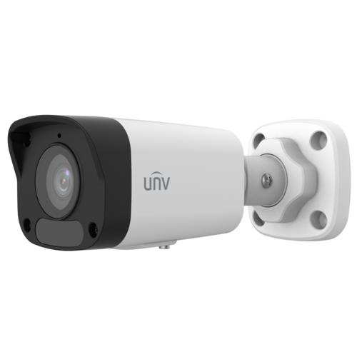 UNV IPC2124LB-ASF28K-A 4MP IP 2.8mm Sabit Lens H.265+ Sesli Bullet Güvenlik Kamerası 1920x1080, IR 30m, Dahili Mikrofon, IP67, IK10