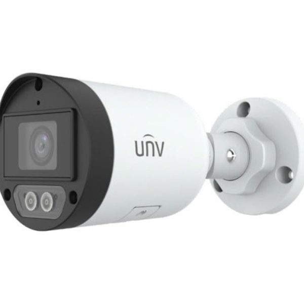 Uniview IP Bullet 4 MP Sabit Lens ColorHunter Sesli Güvenlik Kamerası (IPC2124LB-AF28-DL-EKG)