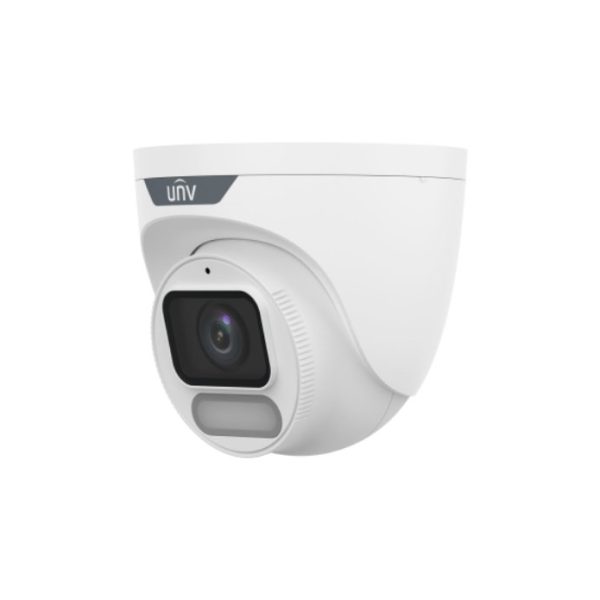 Uniview IP Turret 8 MP Sabit Lens ColorHunter Sesli Güvenlik Kamerası (IPC3628LE-ADF28K-WP)