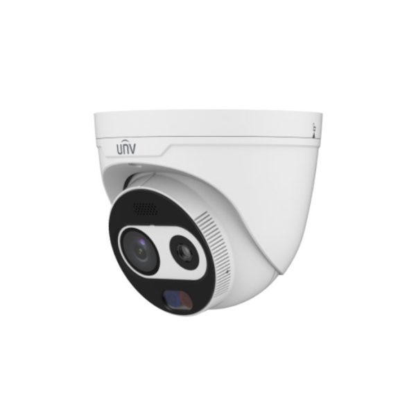 Uniview Termal Kamera 3.0 mm Optik + 4.0 mm Termal Lens Çift Yönlü Ses (TIC3612SA-F2-4F3AC-I1)