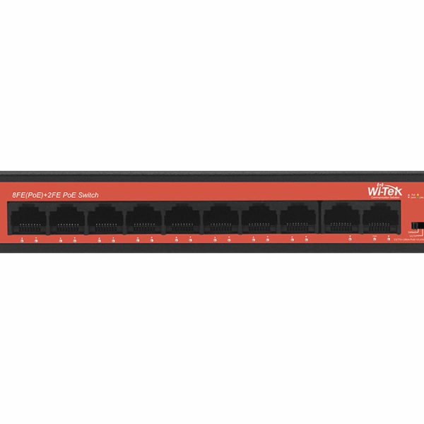 Wi-Tek PoE Switch 10 Port Fast Ethernet 65 W (WI-PS210H)