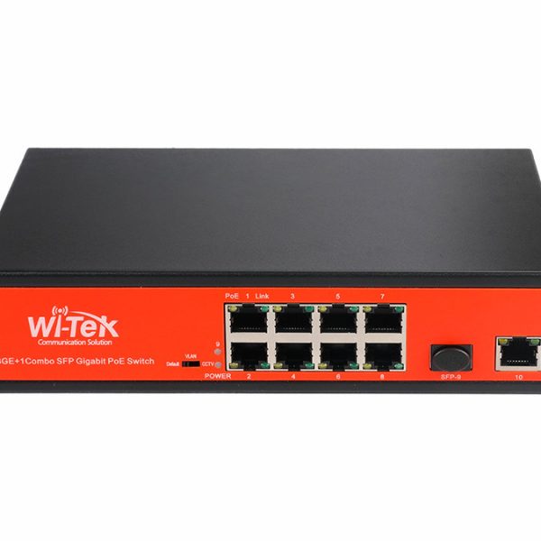 Wi-Tek PoE Switch 8 Port Gigabit 150 W (WI-PS309GF)