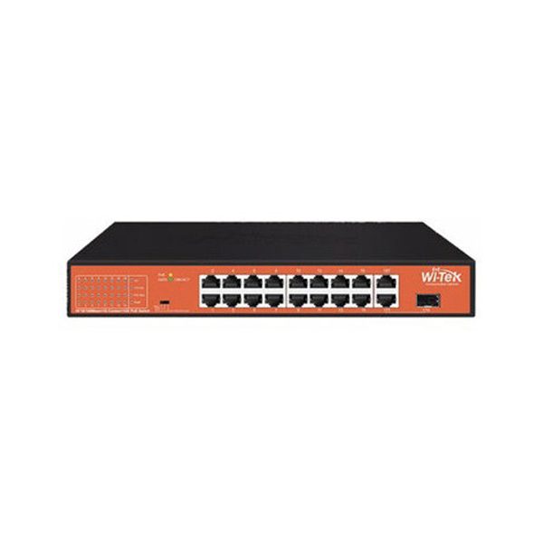 Wi-Tek PoE Switch 17 Port Fast Ethernet 200 W (WI-PS518G-V4)