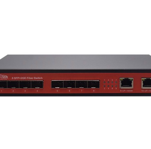 Wi-Tek Switch 2 Port Gigabit 8 SFP Fiber (WI-SG310F)