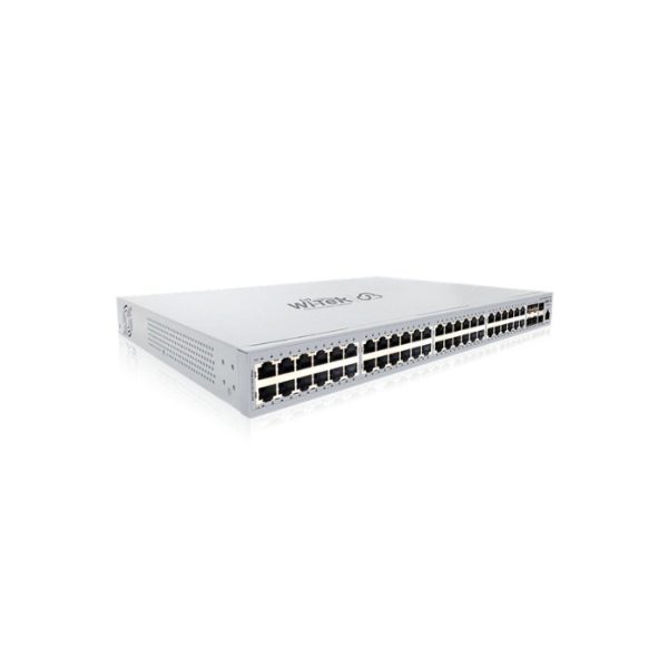 Wi-Tek PoE Switch 48 Port Gigabit 800 W L3 Yönetilebilir (WI-PCMS554FP-L3)