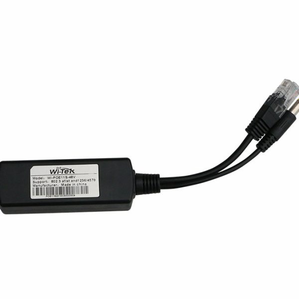 Wi-Tek PoE Splitter Fast Ethernet 48 V (WI-POE11S-48V)
